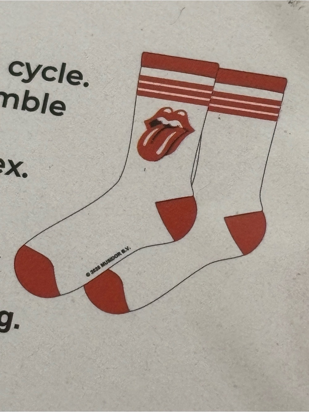 NWT The Rolling Stones Socks - Picture 6 of 12